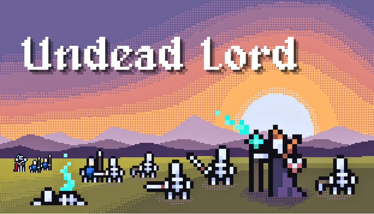 Erste Kapsel-Version «Undead Lord»: ein Nekromant vor einem warmen Sonnenuntergang.