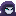 Pixel-Porträt des Protagonisten: ein blasses Gesicht unter einer violetten Kapuze, türkis leuchtende Augen.